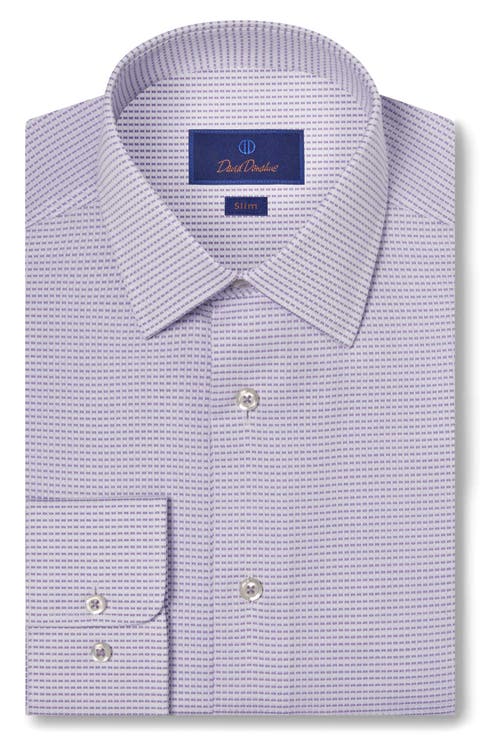 Slim Fit Neat Barrel Cuff Cotton Dress Shirt