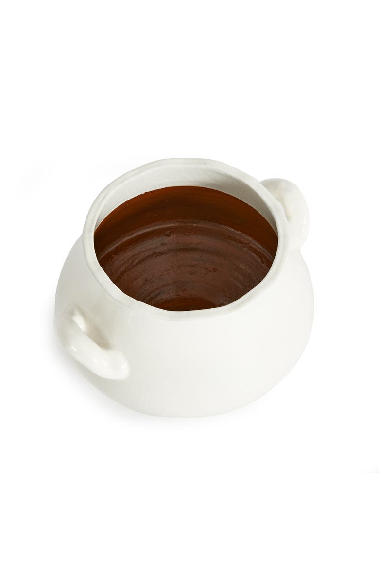 Wellon Footed Cachepot, Alternate, color, White
