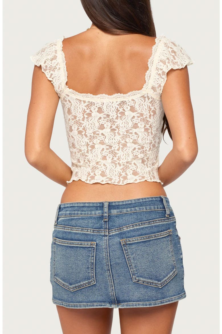 Haile Lace Top, Alternate, color, CREAM