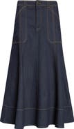 Cinq à Sept Benjiy Denim Midi Skirt