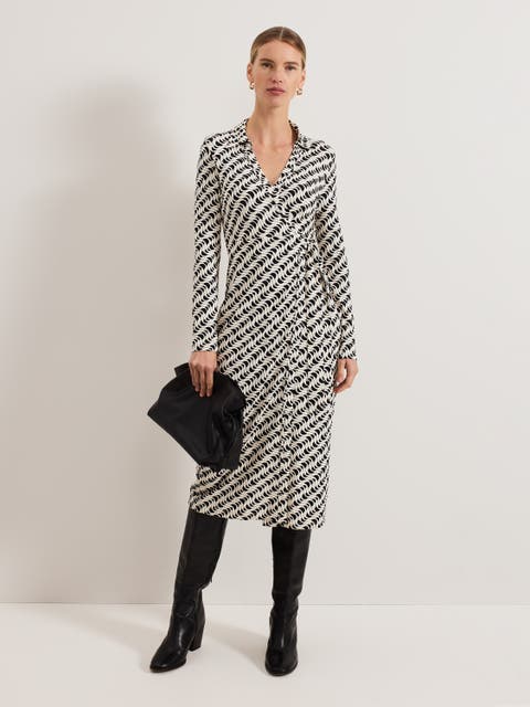 Gina Geo Wrap Dress