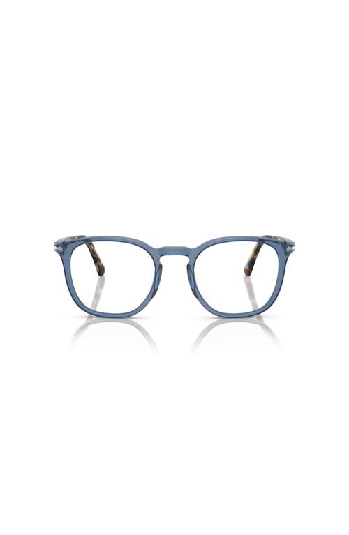Persol 51mm Phantos Optical Glasses In Blue