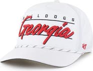 '47 Men's '47 White Georgia Bulldogs Condor Hitch brrr° Adjustable Hat
