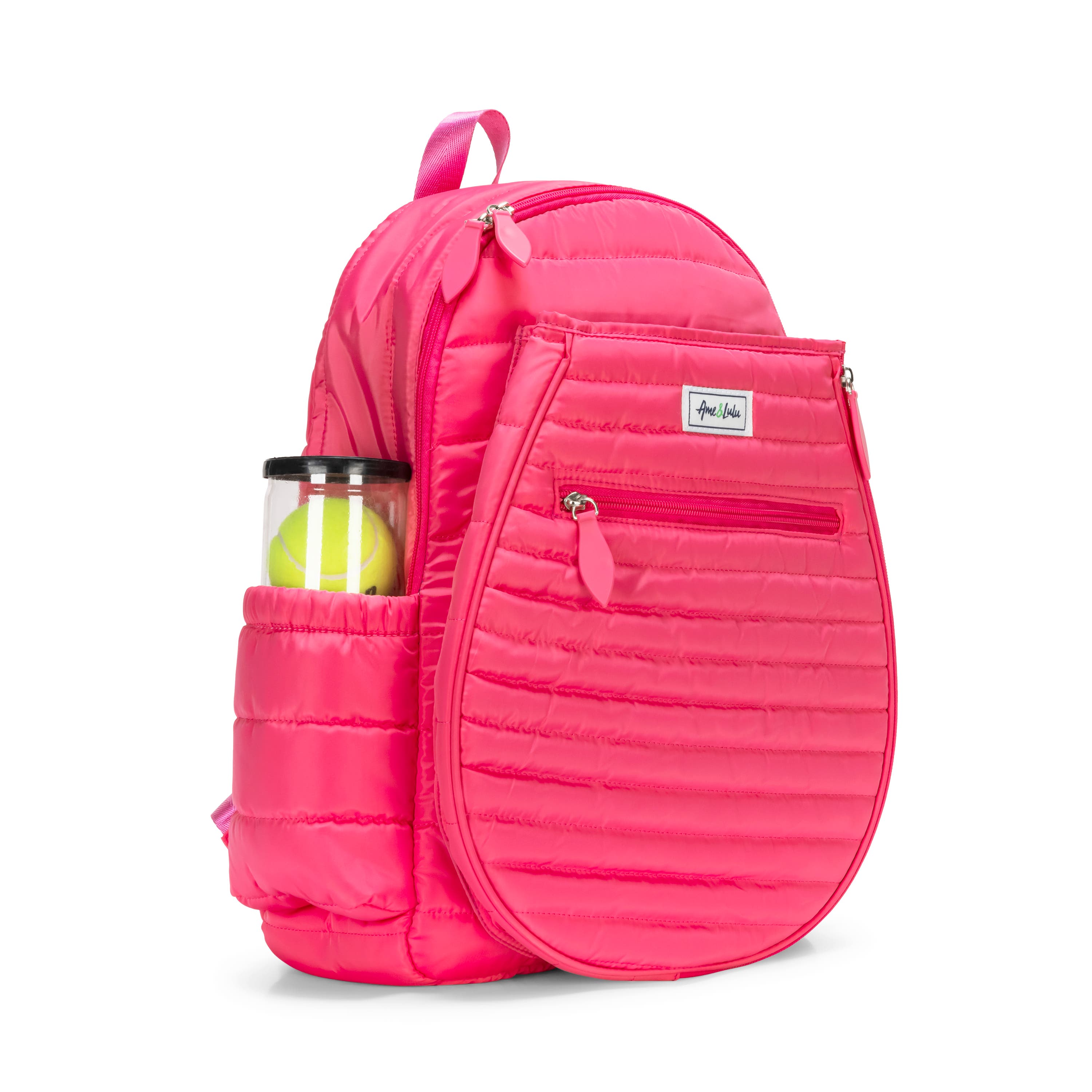 Jr. Love Tennis Backpack, Alternate, color, Bubble Gum Puffer