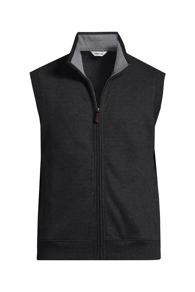 Bedford Rib Full Zip Vest, Alternate, color, Dark Charcoal Heather