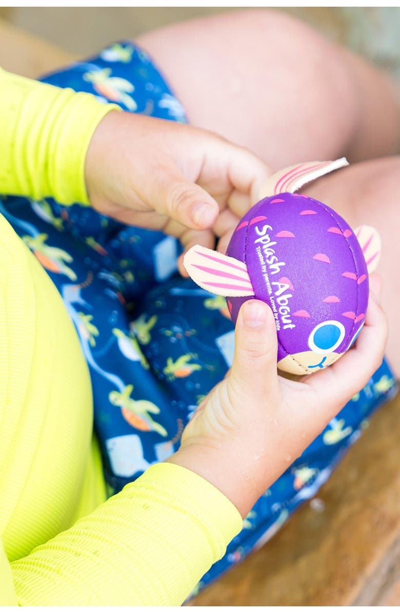 Splash About Mini Neoprene Pufferfish Pool Balls - Pack of 3, Alternate, color, Multicoloured