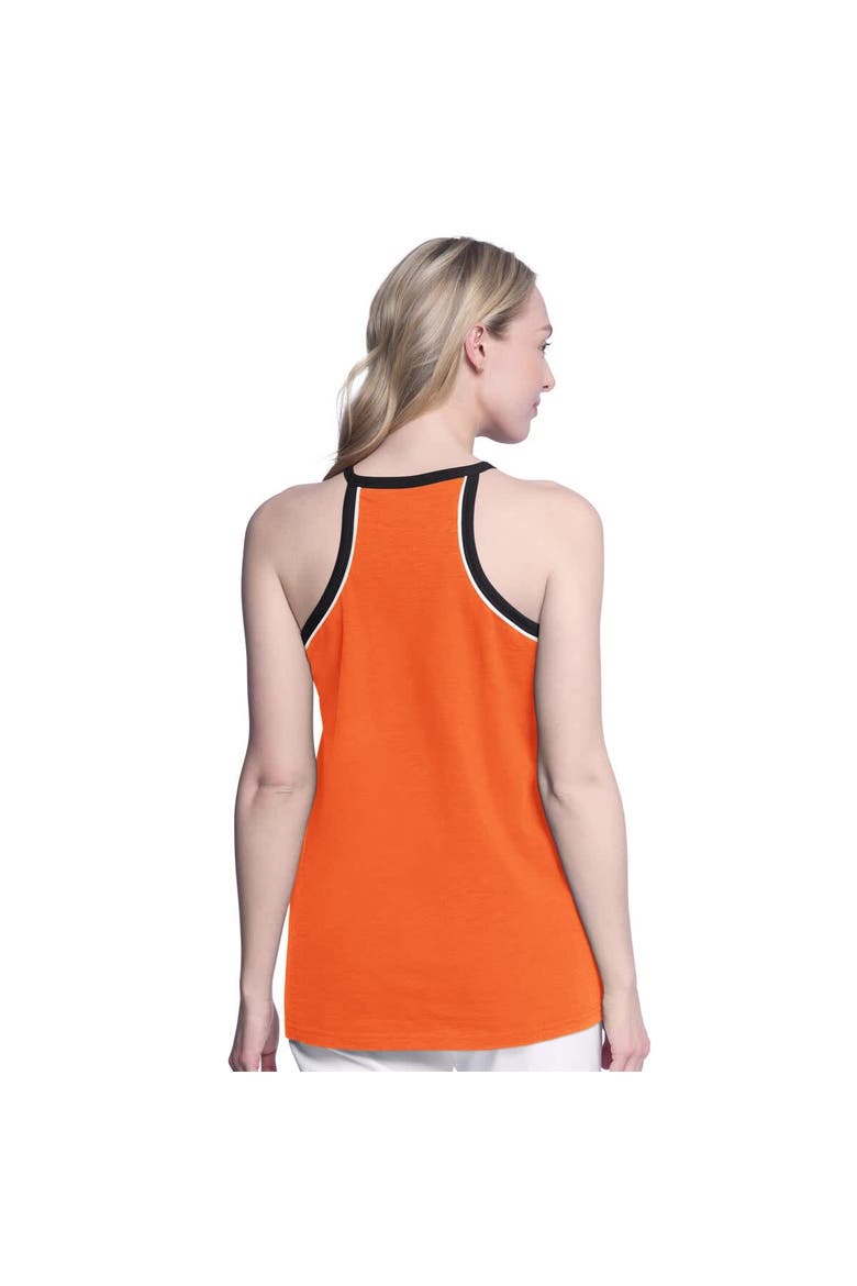 Women's G-III 4Her by Carl Banks Orange Baltimore Orioles Curveball Racerback Tank Top, Alternate, color, Orange