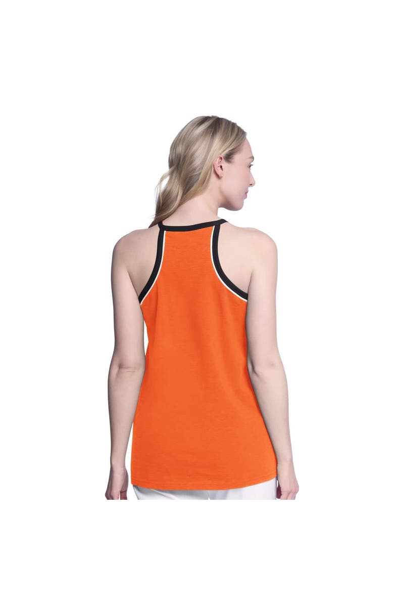 G-III 4HER BY CARL BANKS Women's G-III 4Her by Carl Banks Orange Baltimore Orioles Curveball Racerback Tank Top, Alternate, color, Orange