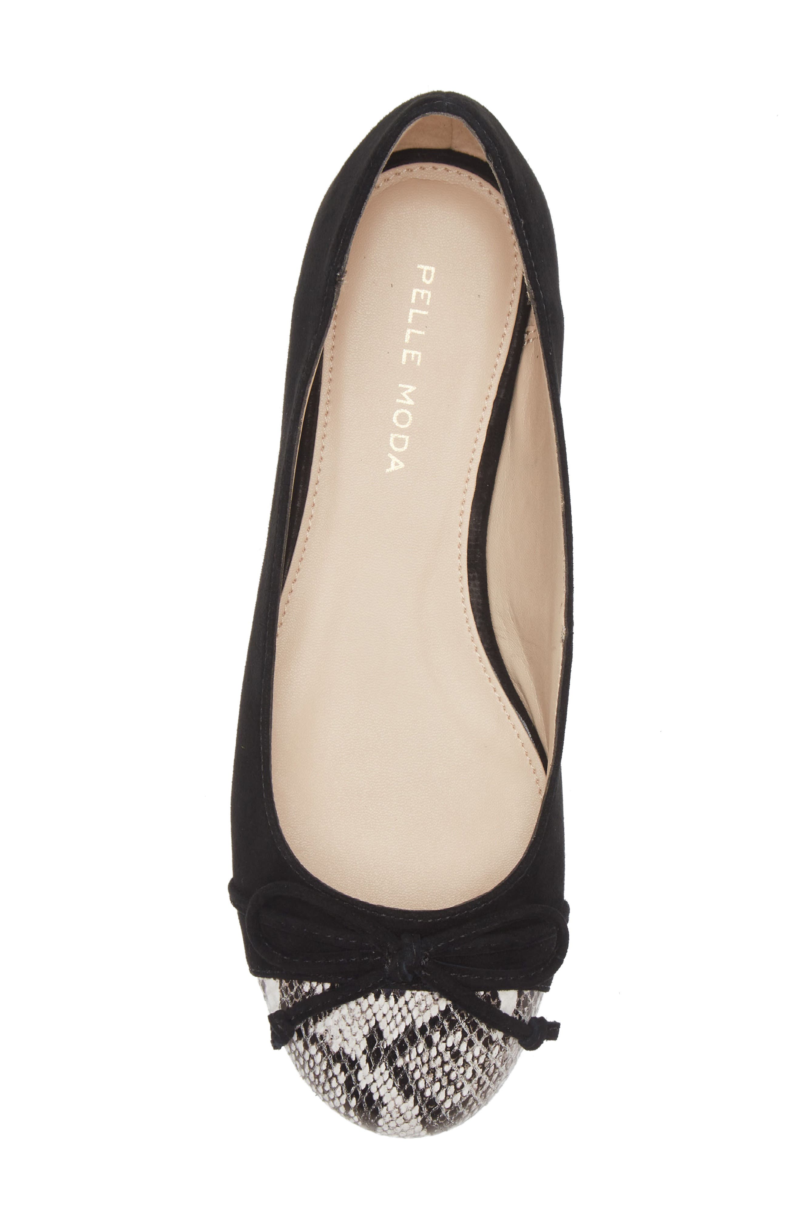 Pelle Moda Saida Ballet Flat, Alternate, color, Black