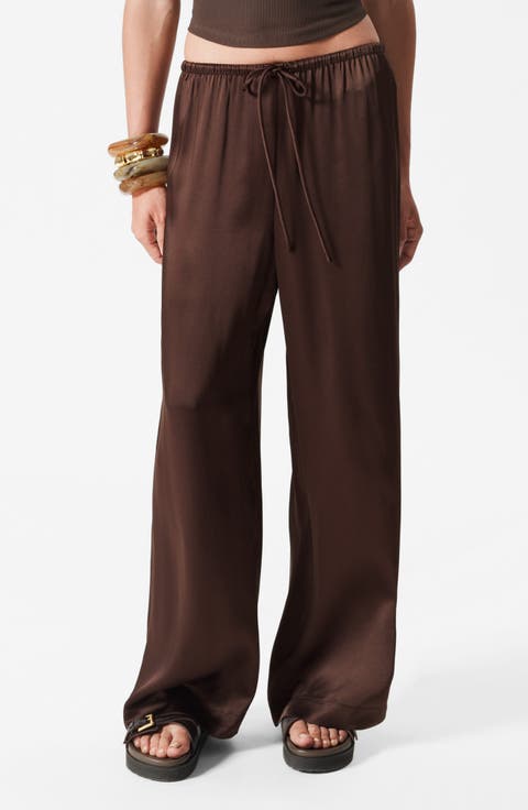 Didi Drawstring Wide Leg Pants