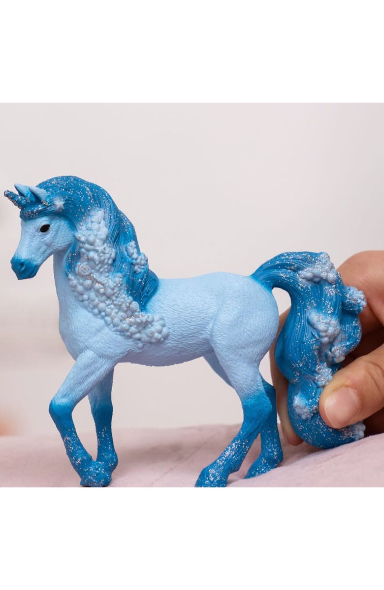 Schleich Bayala Elementa Water Unicorn Mare, Collectible Figure, Kids, Alternate, color, Multicolored