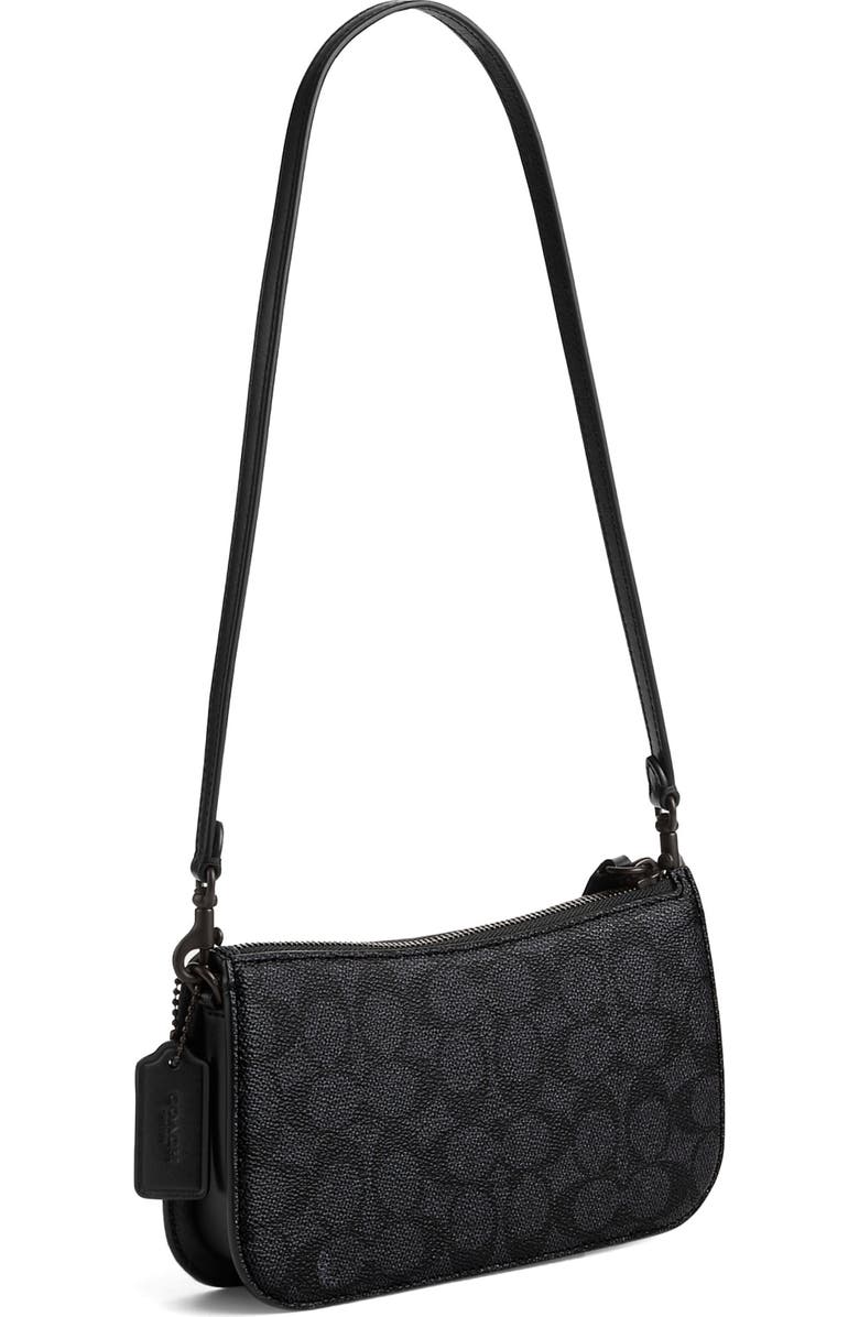 COACH Penn Signature Coated Canvas & Leather Shoulder Bag, Alternate, color,