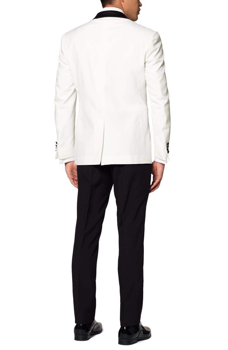 OppoSuits Pearly White Two-Piece Suit & Bow Tie, Alternate, color, White