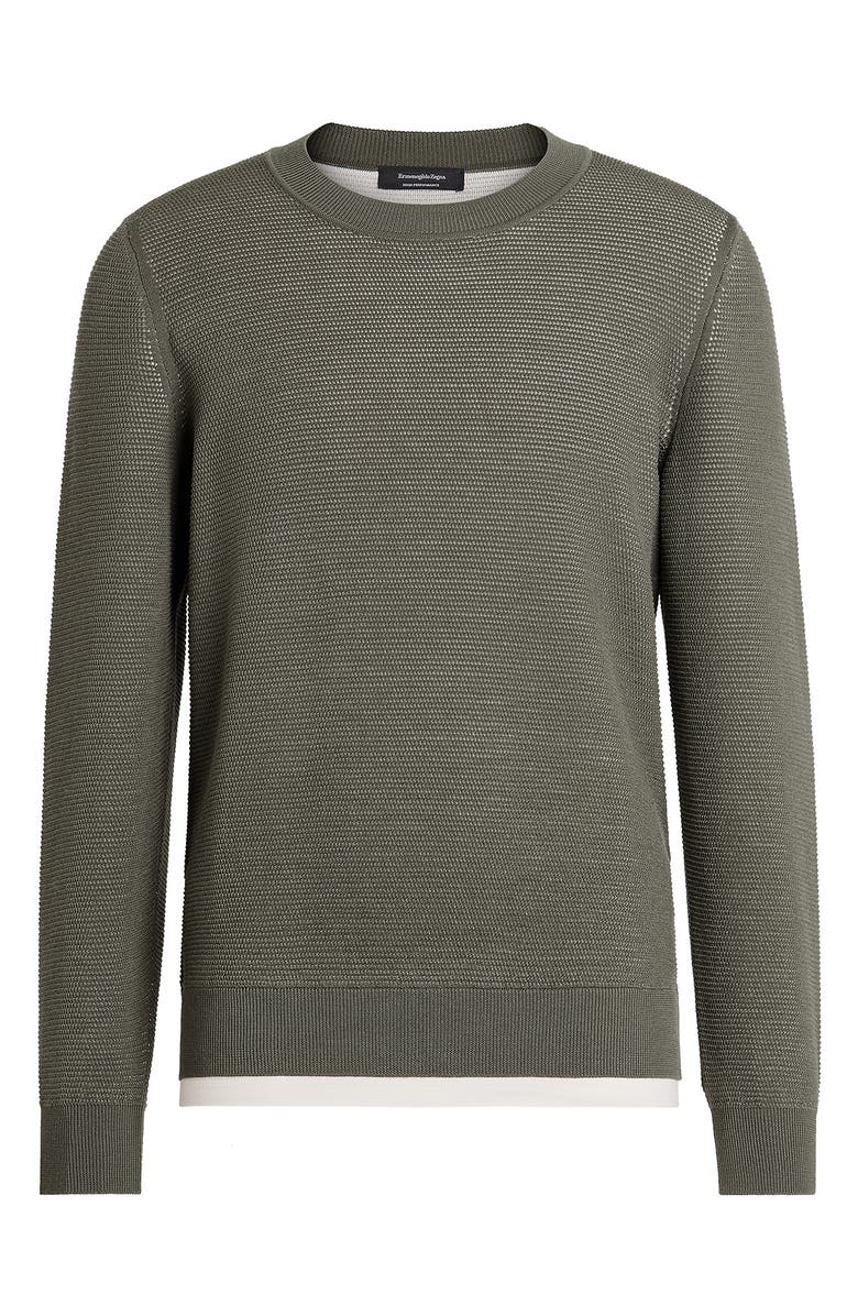 ZEGNA High Performance<sup>™</sup> Wool Crewneck Sweater, Alternate, color, 
