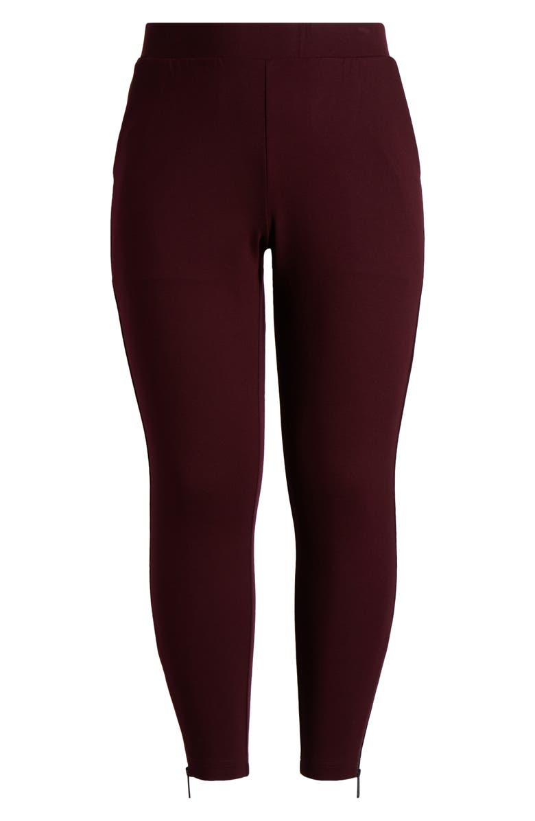 Universal Standard Moro Pull-On Pants, Alternate, color, Black Cherry