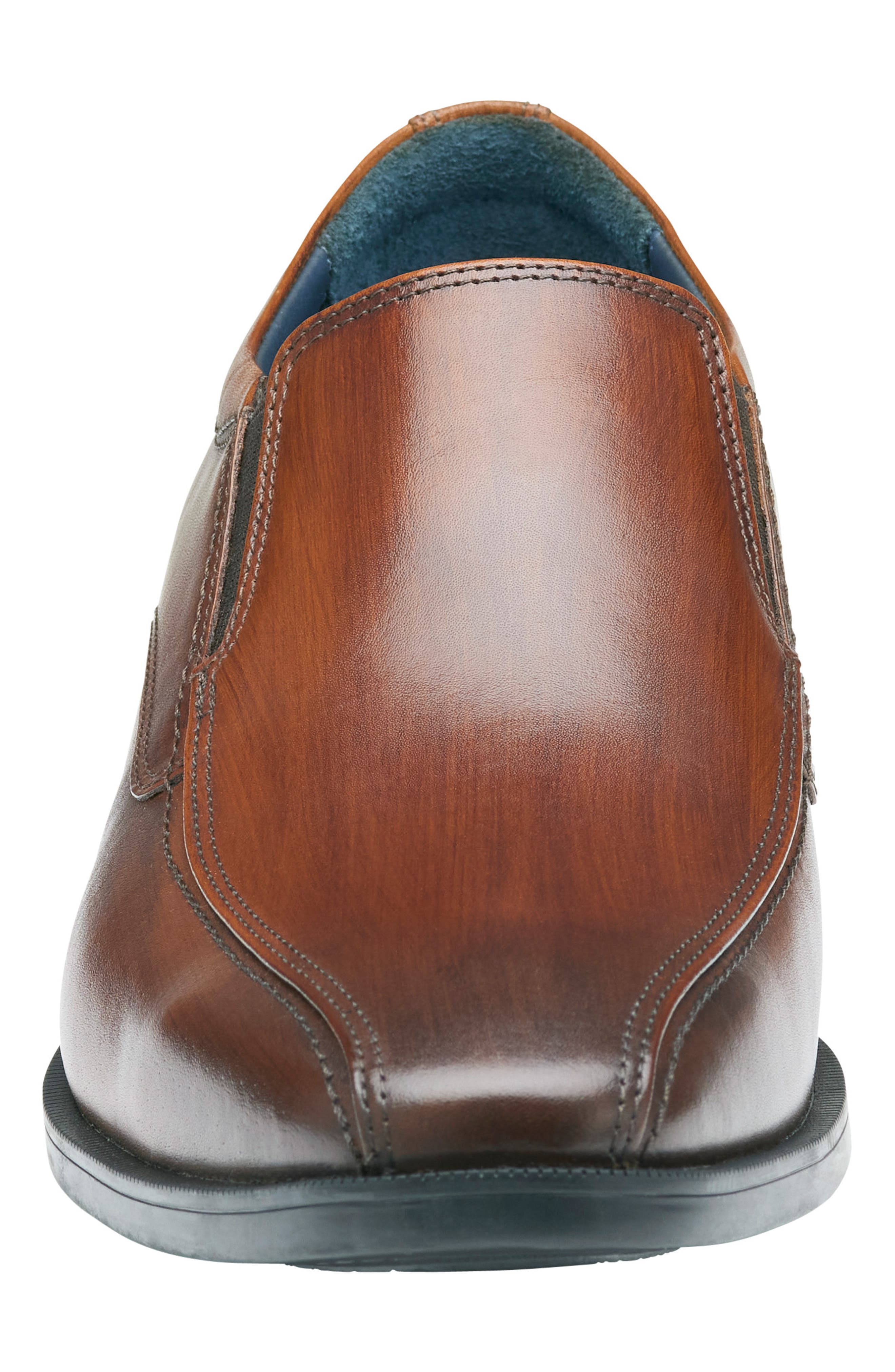 Gibbons Run Off Loafer, Alternate, color, BROWN FULL GRAIN