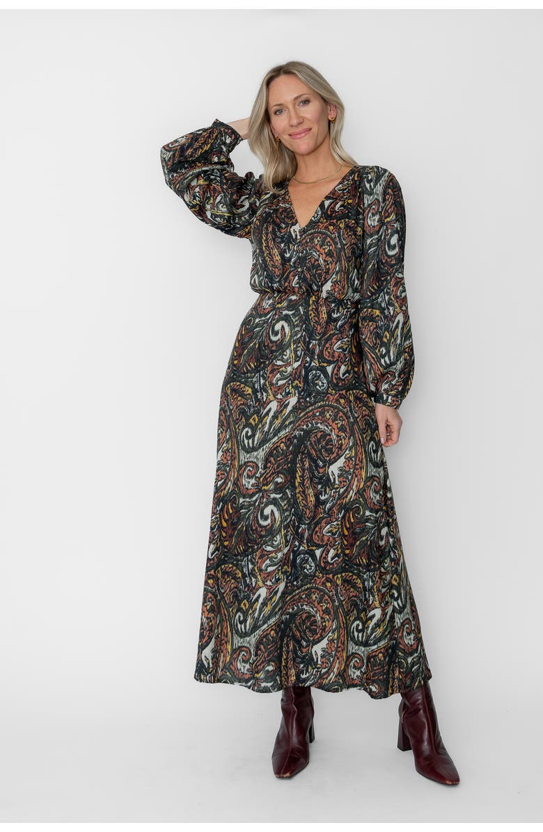 West Of Francoise Ankle Dress, Main, color, Green