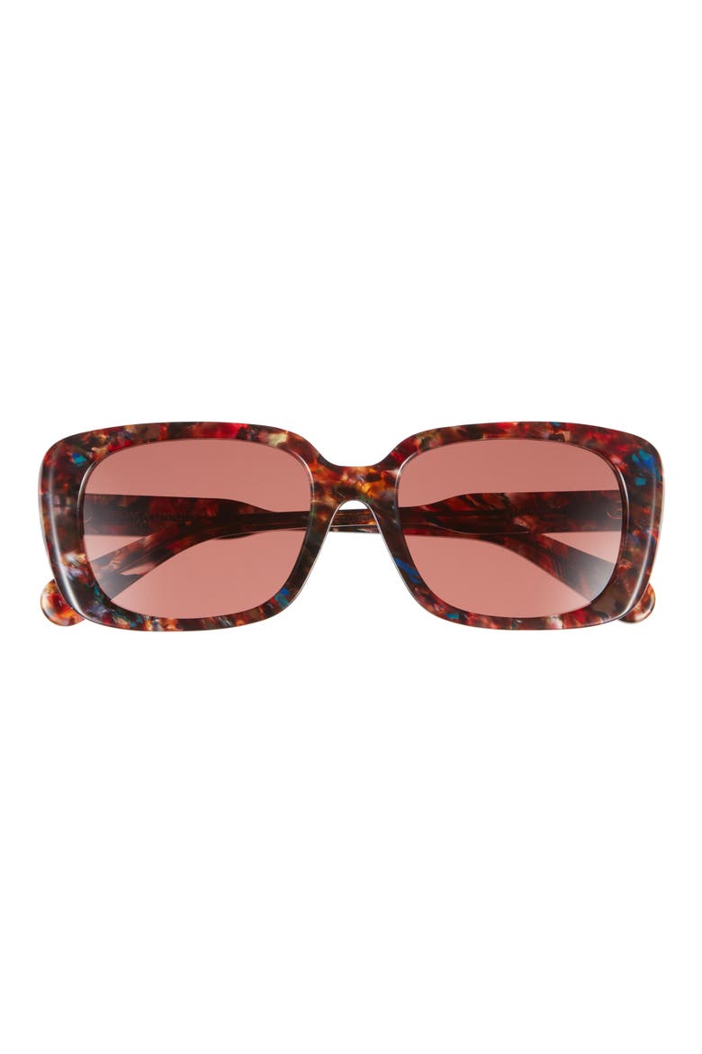 Rectangular Sunglasses, Main, color, HAVANA HAVANA BROWN