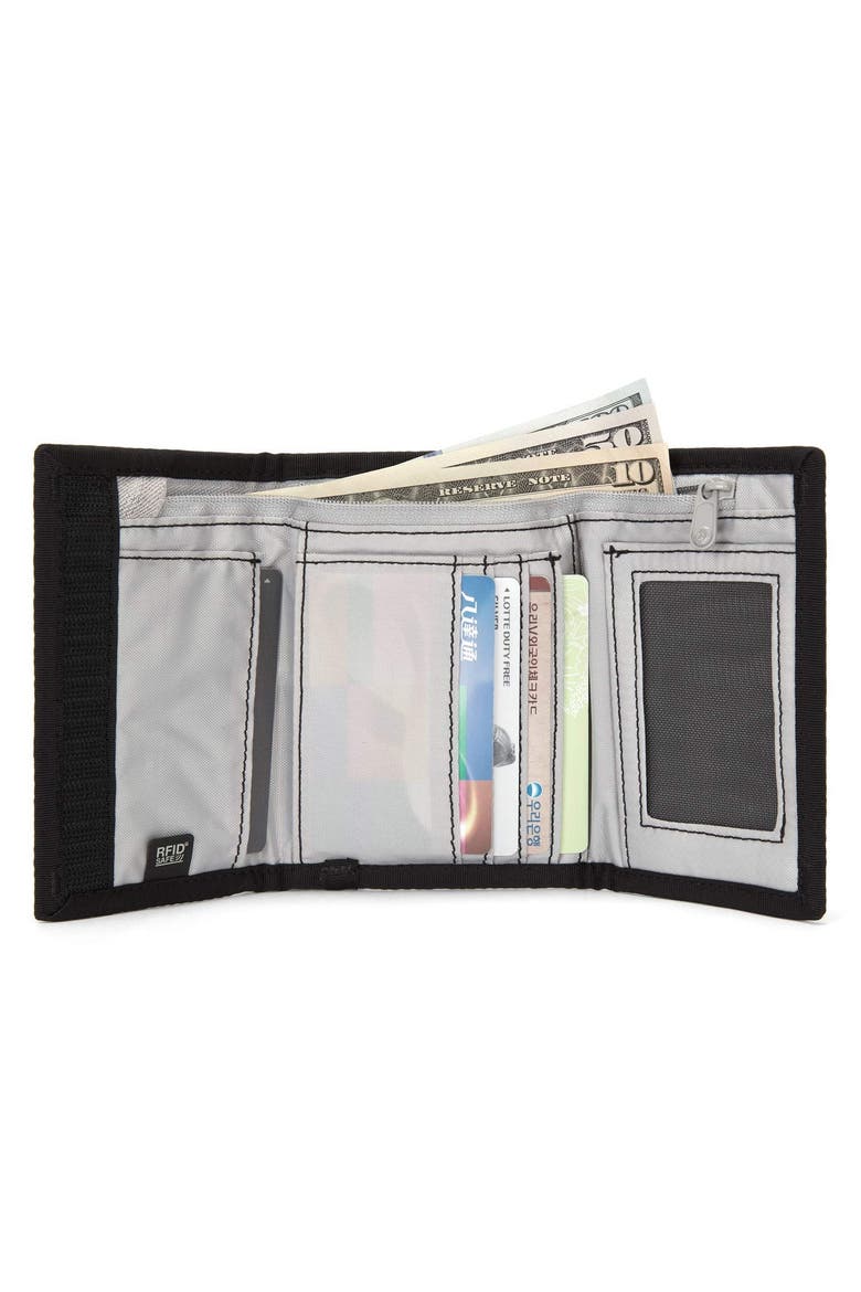,  RFIDsafe Z50 Trifold Wallet  ,  Black, Alternate, color, Black