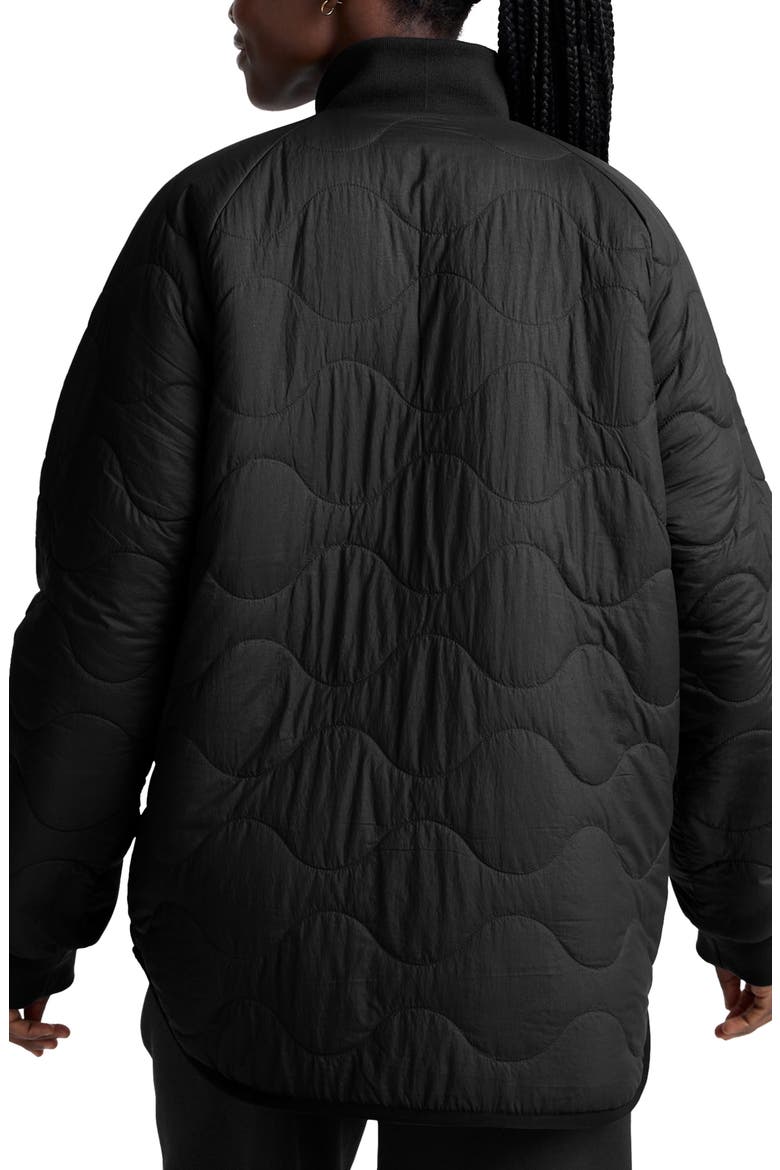 Two-Way Reversible Quilted Jacket, Alternate, color, BLACK