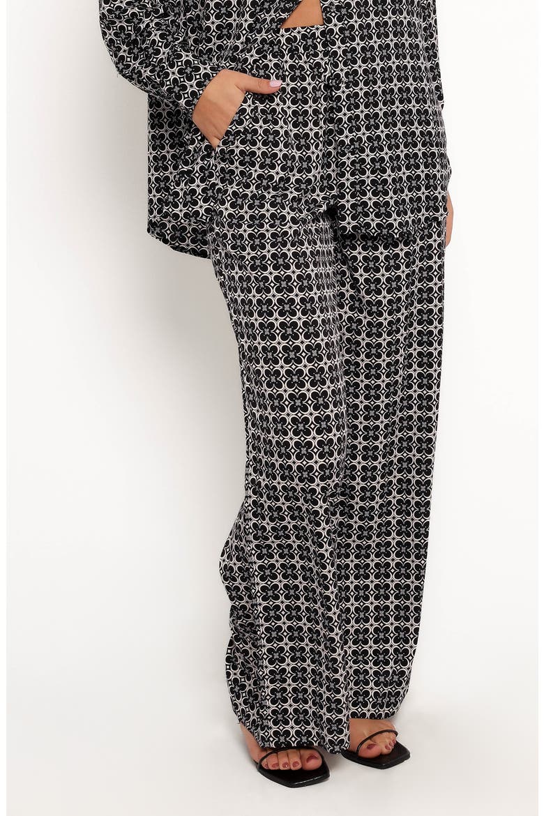 Haddie Geo Foral Drawstring Pants, Main, color, QUINN