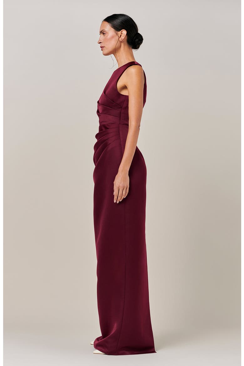 Estrella Gown, Alternate, color, Burgundy