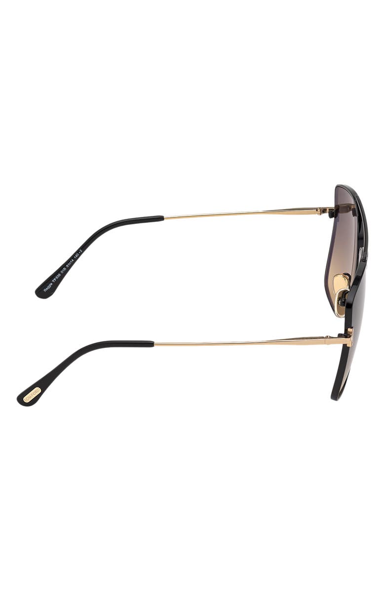 TOM FORD Reggie 61mm Gradient Aviator Sunglasses, Alternate, color,