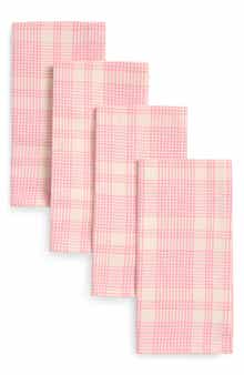 Heather Taylor Home Marianne Plaid Set of 4 Napkins