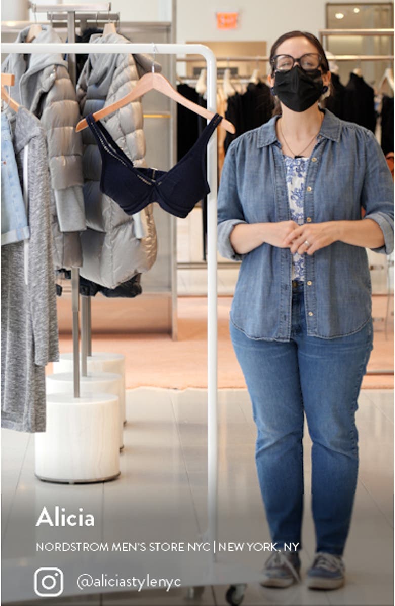 Ladder Trim Longline Bikini Top, sales video thumbnail