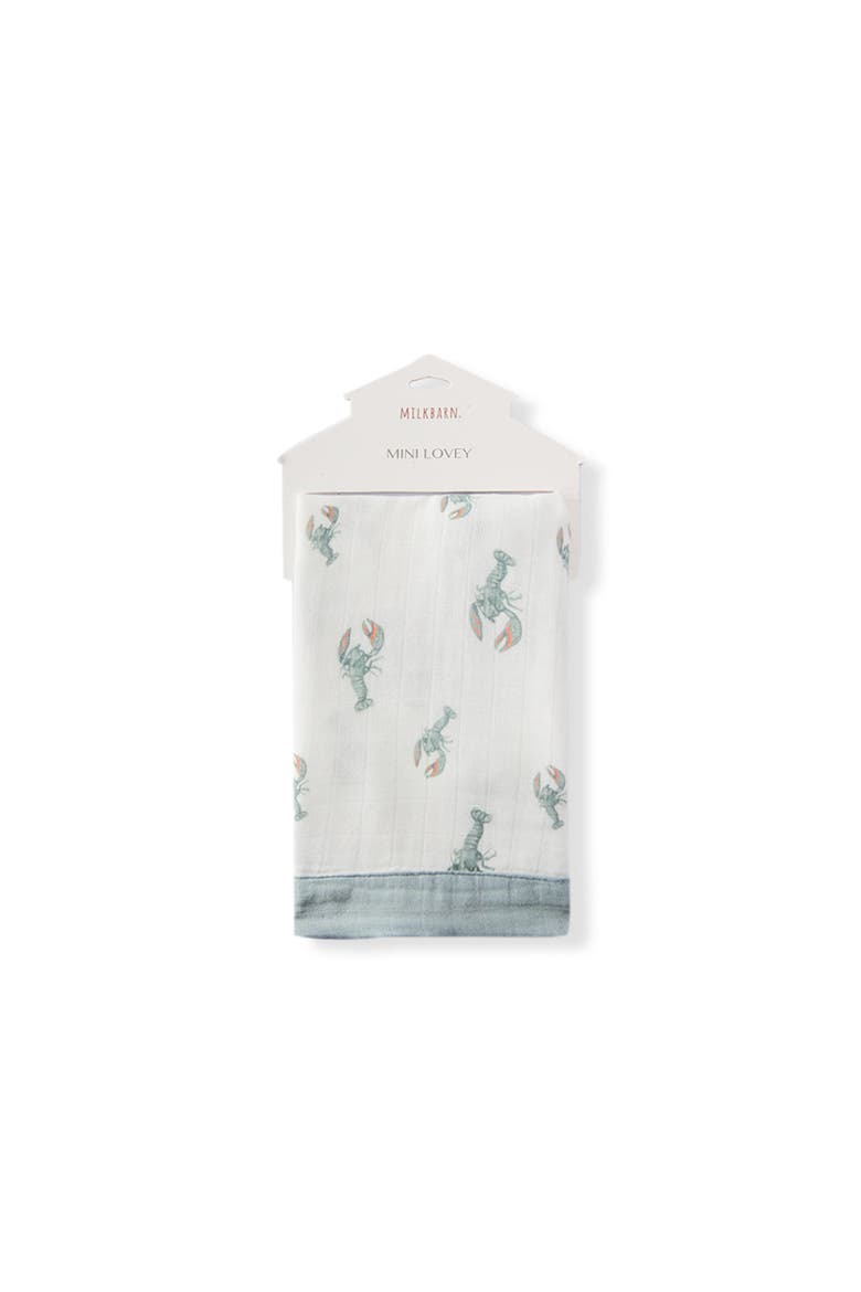 Mini Lovey, Alternate, color, Mint Lobster