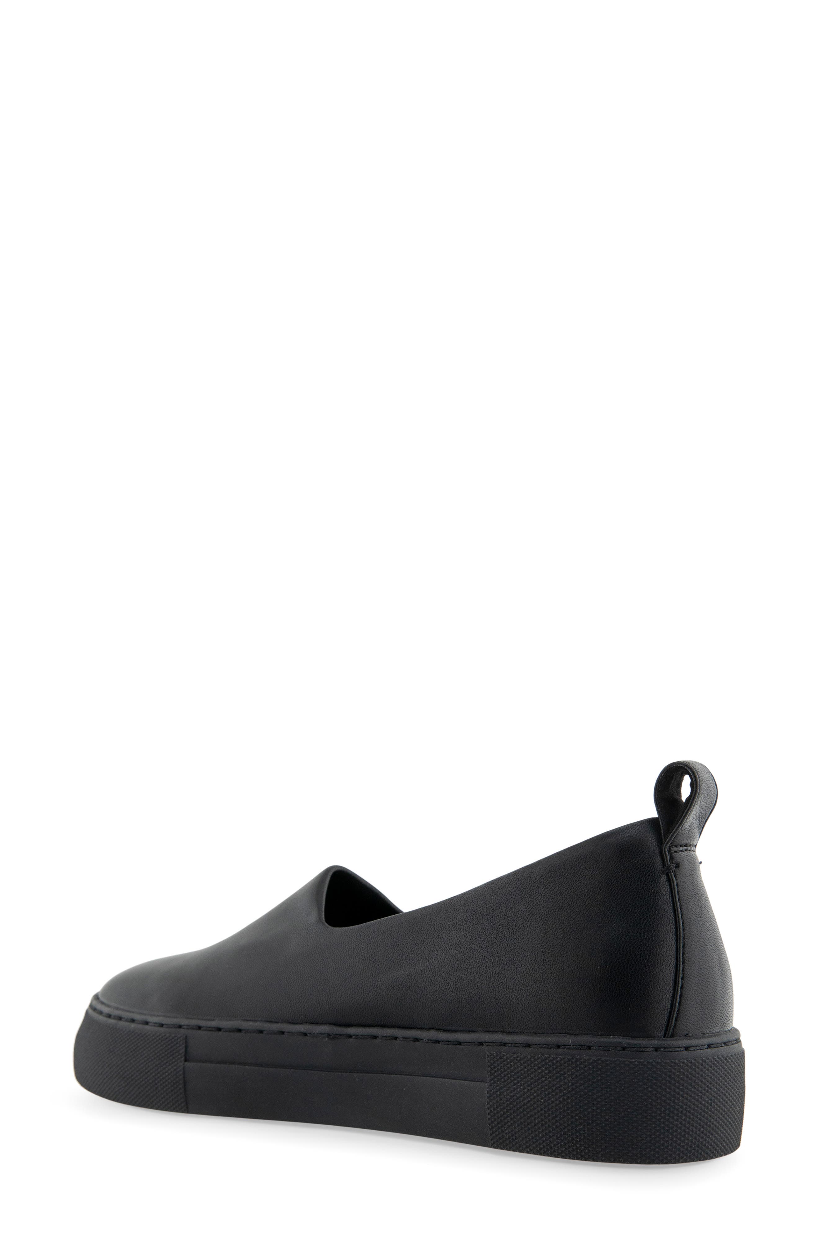 Blakely Hidden Wedge Flatform Sneaker, Alternate, color, BLACK STRETCH