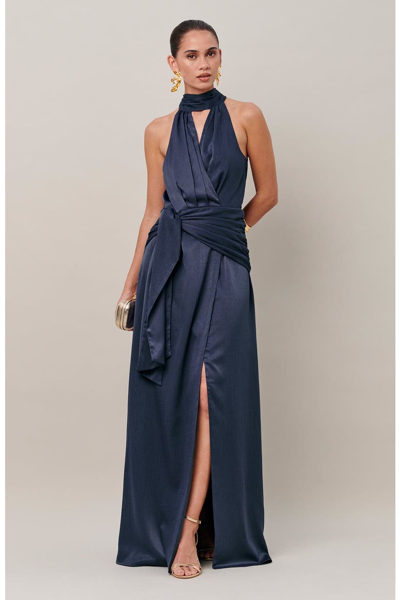 Clara Maxi Dress, Alternate, color, Indigo