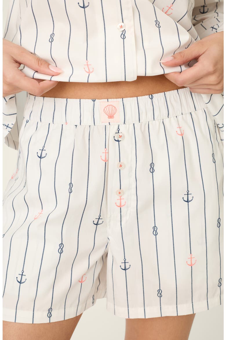 After Party Short Pajamas, Alternate, color, IVORY