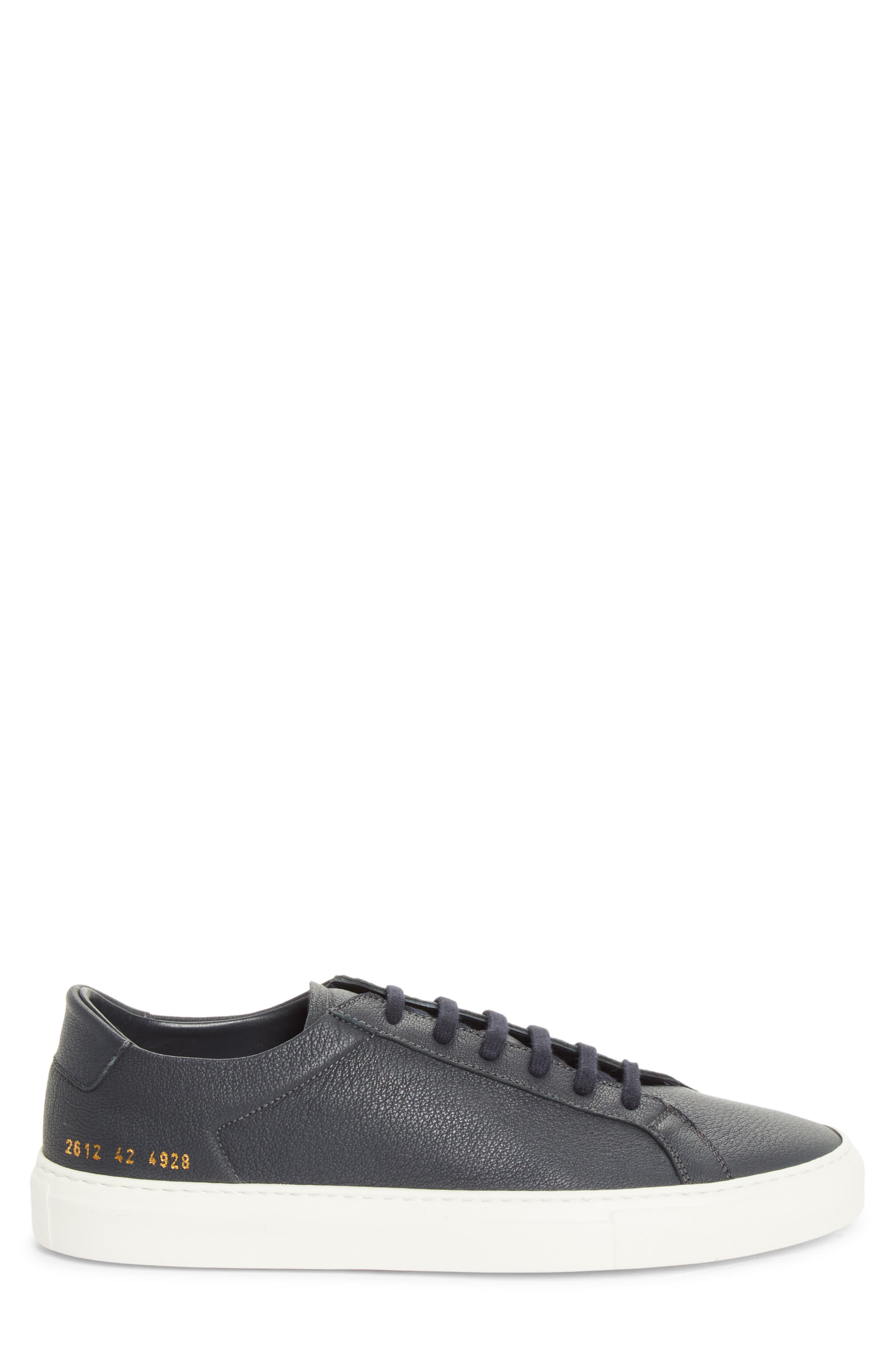 Achilles Piuma Leather Sneaker, Alternate, color, NAVY