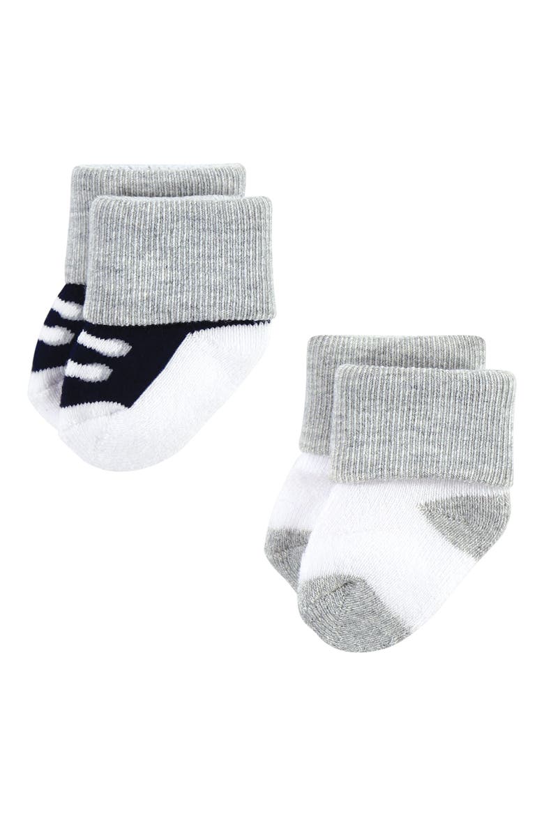 12Pk Terry Socks, Alternate, color, Mom Dad Boy Navy Red