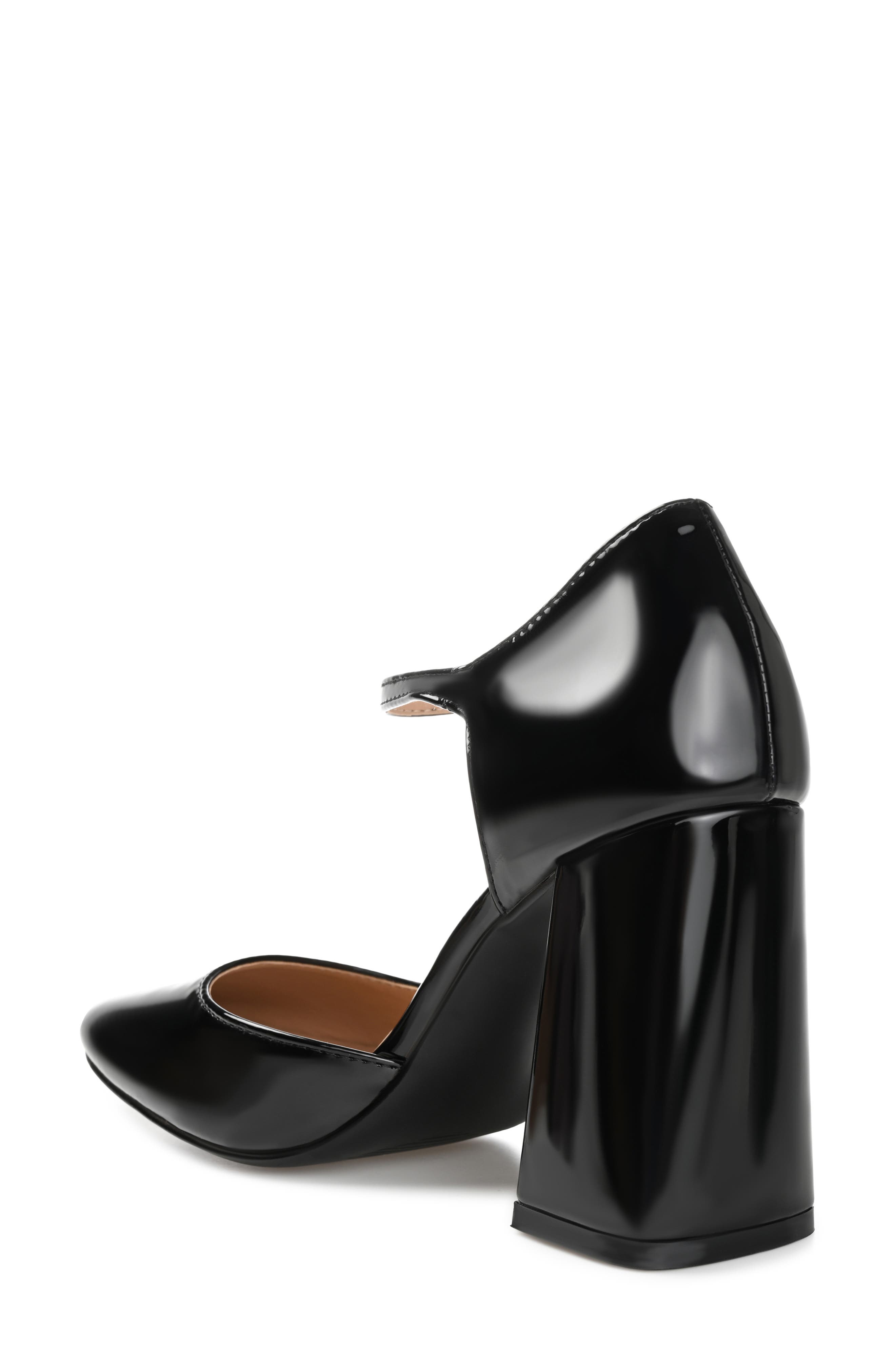 Journee Collection Hesster Mary Jane Pump, Alternate, color, Black