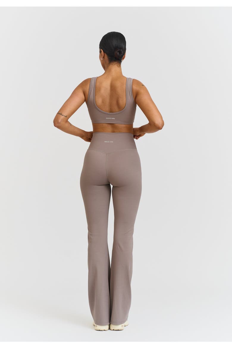 Softsculpt Flared Leggings, Alternate, color, Clay
