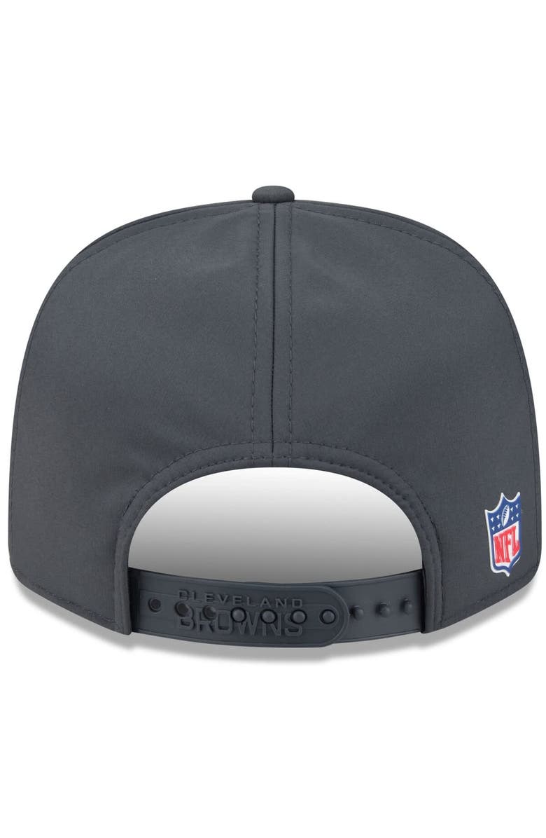 New Era Men's New Era Charcoal Cleveland Browns 2025 Sideline Cold Weather 9SEVENTY Adjustable Hat, Alternate, color, Charcoal