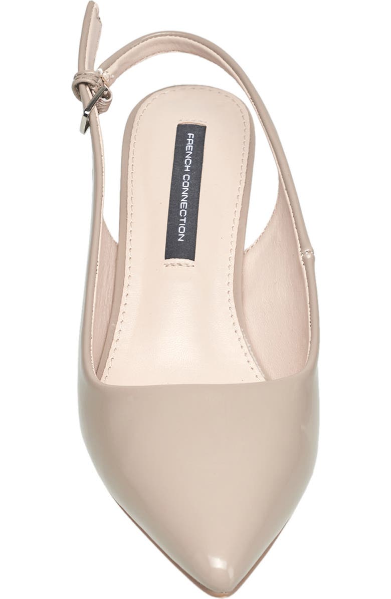 French Connection Quinn Slingback Pump, Alternate, color, Dark Beige