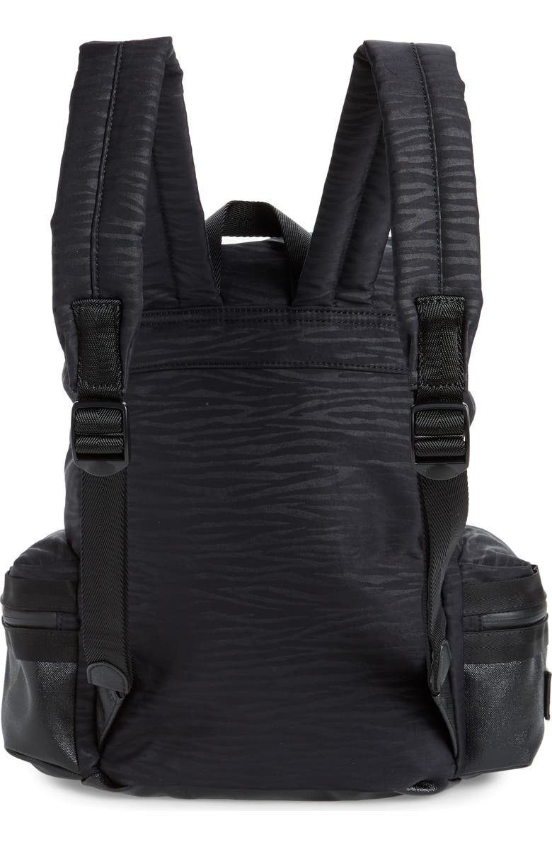 Rebecca Minkoff Downtown Animal Stripe Nylon Backpack, Alternate, color,