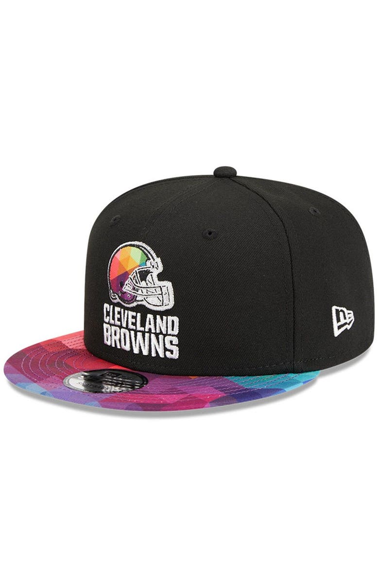 New Era Men's New Era Black Cleveland Browns 2023 NFL Crucial Catch 9FIFTY Snapback Hat, Alternate, color, Black