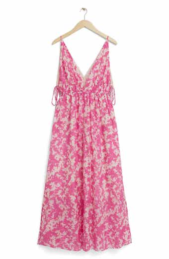 & Other Stories Sleeveless Empire Waist Cotton Blend Sundress
