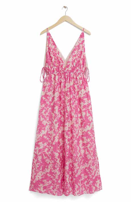 & Other Stories Sleeveless Empire Waist Cotton Blend Sundress