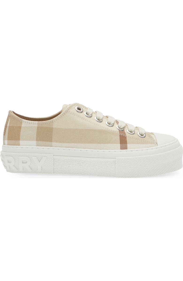 Burberry Jack Check Platform Sneaker, Alternate, color,