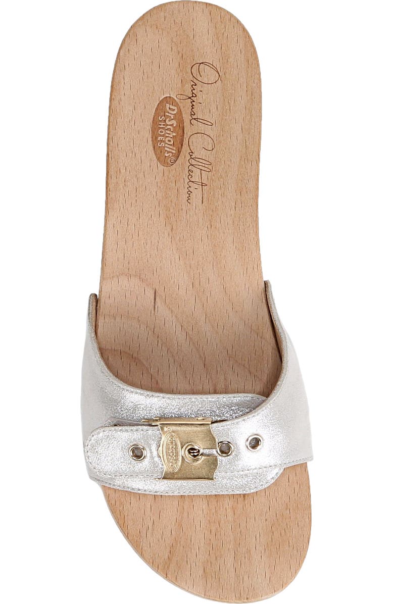 Dr. Scholl's Original Collection Platform Slide Sandal, Alternate, color, Silver