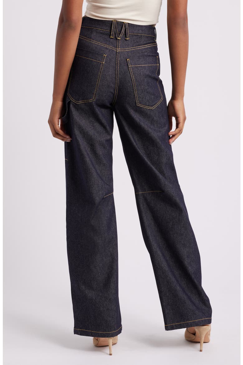 Ashyla Wide Leg Jeans, Alternate, color, DARK INDIGO