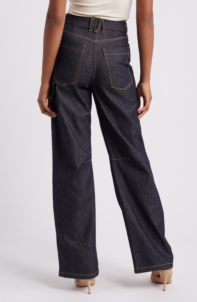 Steve Madden Ashyla Wide Leg Jeans, Alternate, color, 