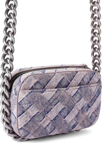 Small Kensington Denim Camera Crossbody Bag