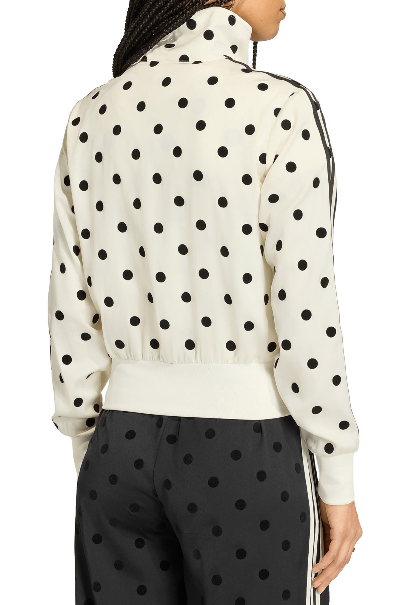 Firebird Polka Dot Satin Track Jacket - image 4