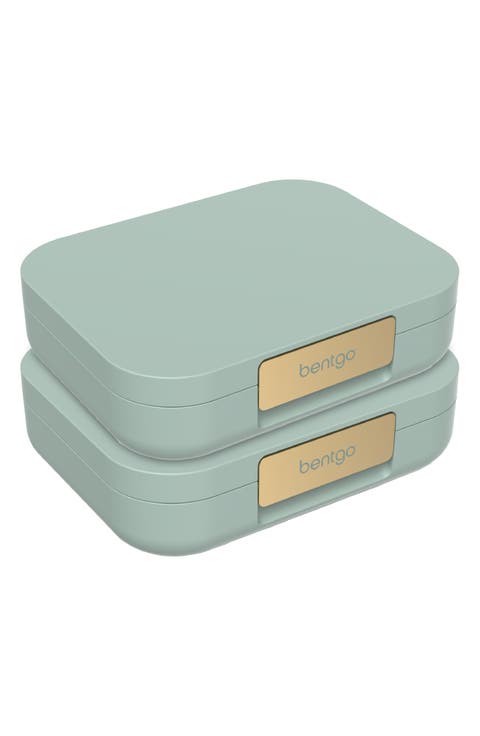 Set of 2 Modern Leakproof Lunch Bento Boxes